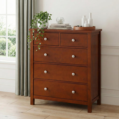 Rowe Dark Cherry Drawer Chest by Homelegance at Eve Furniture