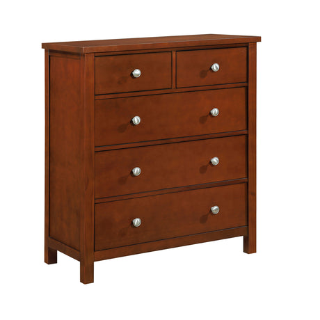 Rowe Dark Cherry Drawer Chest by Homelegance at Eve Furniture