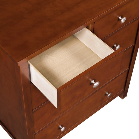 Rowe Dark Cherry Drawer Chest by Homelegance at Eve Furniture