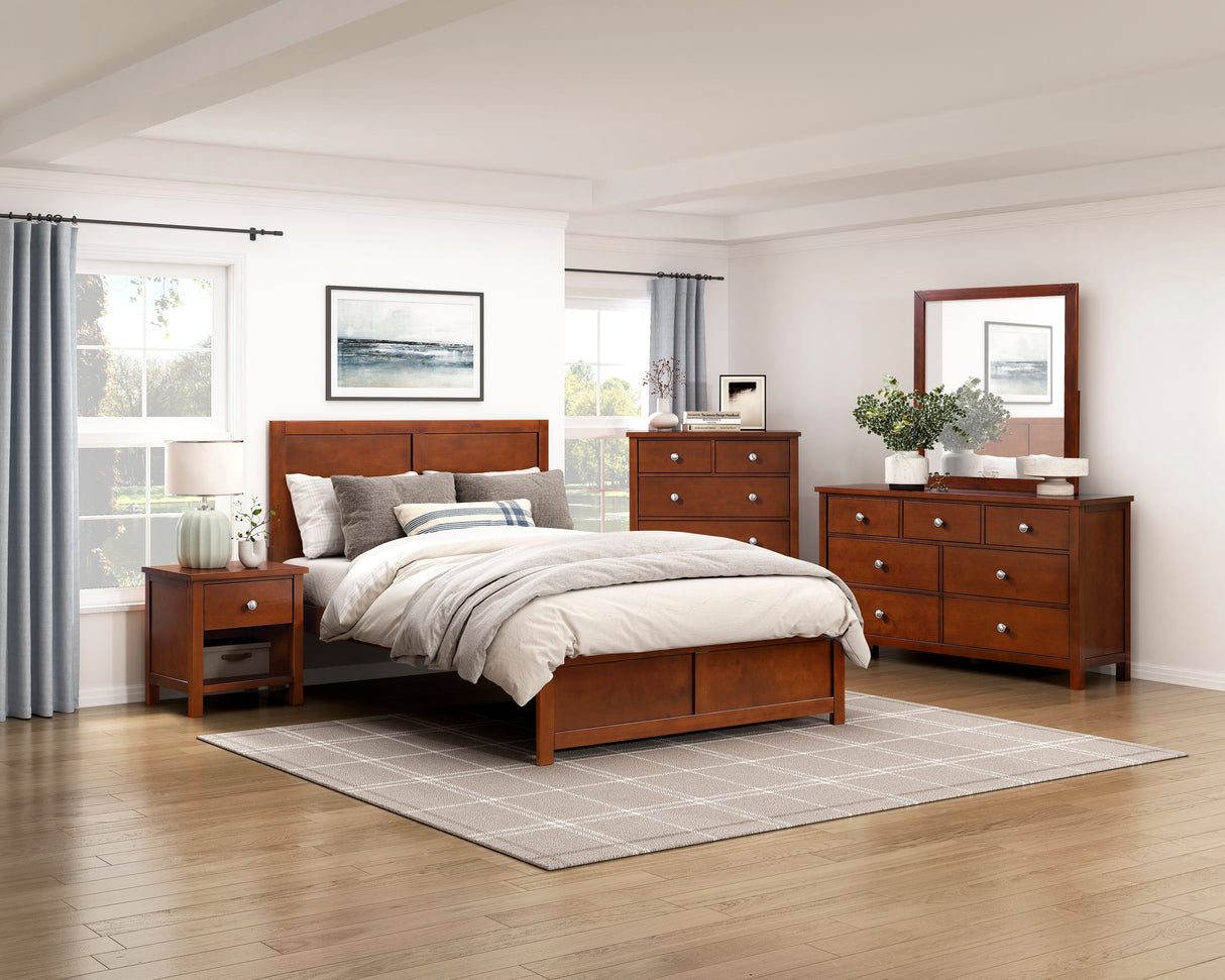 Rowe Dark Cherry Drawer Chest by Homelegance at Eve Furniture