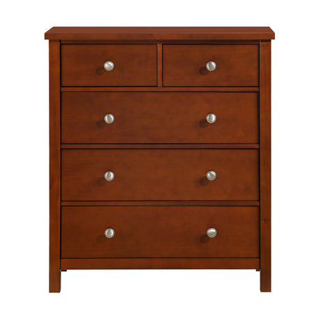 Rowe Dark Cherry Drawer Chest by Homelegance at Eve Furniture