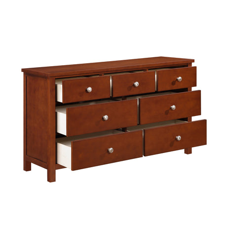 Rowe Dark Cherry Drawer Dresser by Homelegance at Eve Furniture