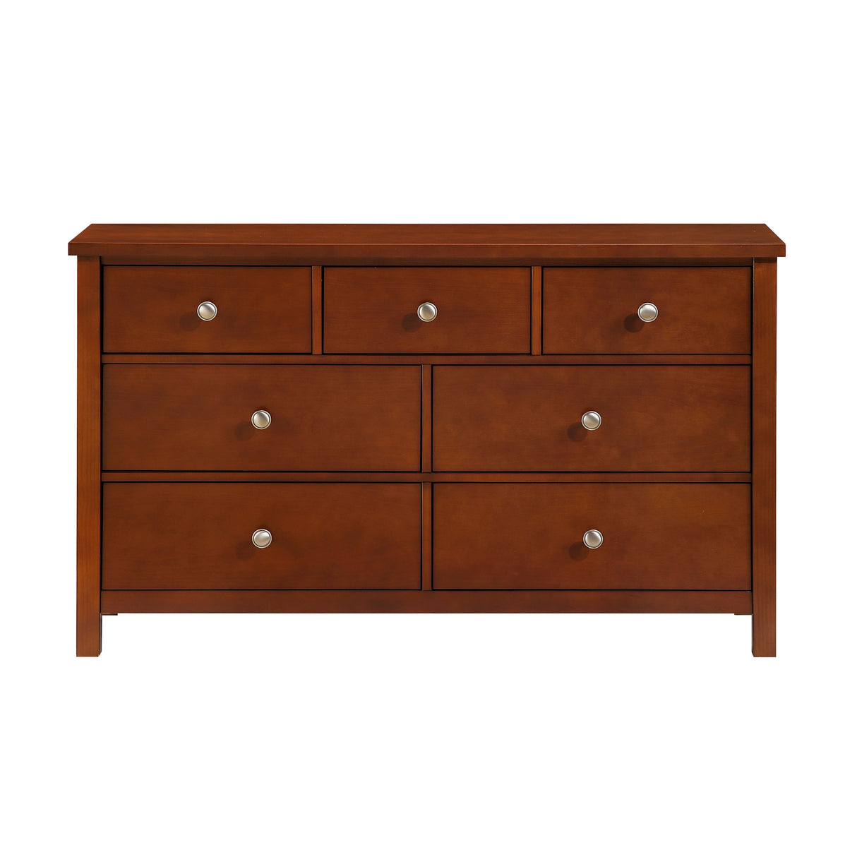 Rowe Dark Cherry Drawer Dresser - Eve Furniture Rowe Dark Cherry Drawer Dresser - Eve Furniture