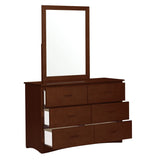 Rowe Dark Cherry Dresser by Homelegance at Eve Furniture