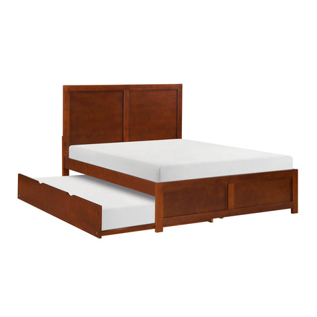 Rowe Dark Cherry Full Platform Bed by Homelegance at Eve Furniture