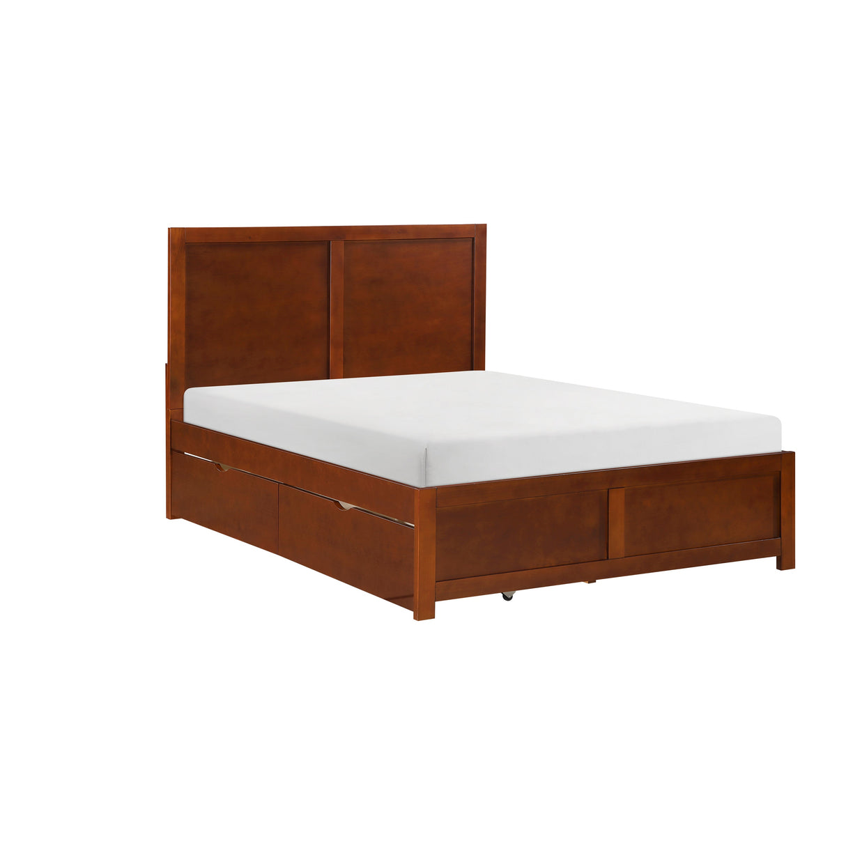 Rowe Dark Cherry Full Platform Bed by Homelegance at Eve Furniture
