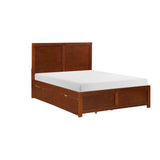 Rowe Dark Cherry Full Platform Bed by Homelegance at Eve Furniture