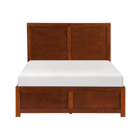 Rowe Dark Cherry Full Platform Bed by Homelegance at Eve Furniture