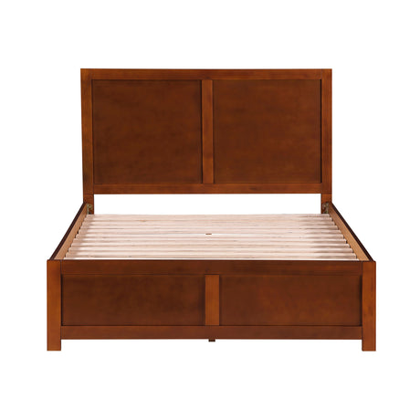 Rowe Dark Cherry Full Platform Bed by Homelegance at Eve Furniture