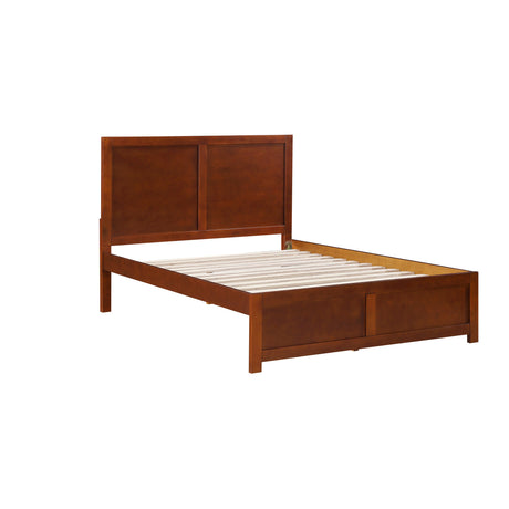Rowe Dark Cherry Full Platform Bed by Homelegance at Eve Furniture