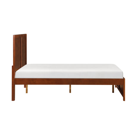 Rowe Dark Cherry Full Platform Bed by Homelegance at Eve Furniture
