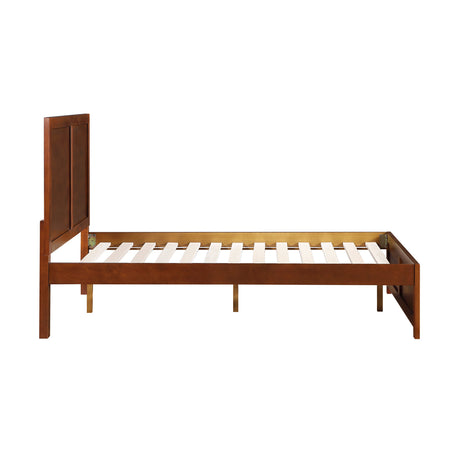 Rowe Dark Cherry Full Platform Bed by Homelegance at Eve Furniture