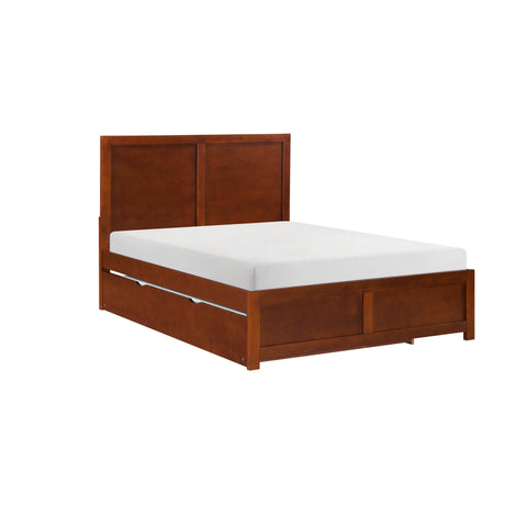 Rowe Dark Cherry Full Platform Bed by Homelegance at Eve Furniture