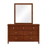 Rowe Dark Cherry Mirror by Homelegance at Eve Furniture