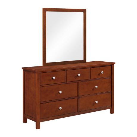 Rowe Dark Cherry Mirror by Homelegance at Eve Furniture