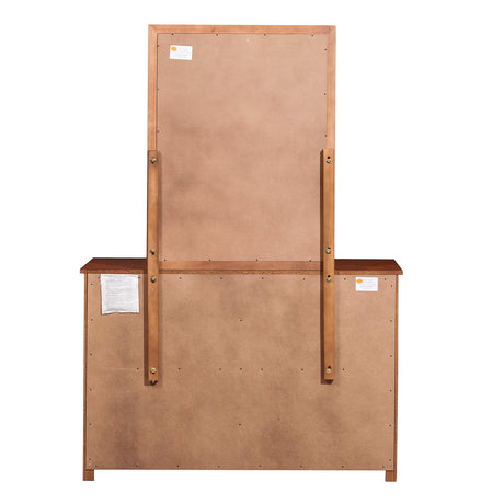 Rowe Dark Cherry Mirror by Homelegance at Eve Furniture