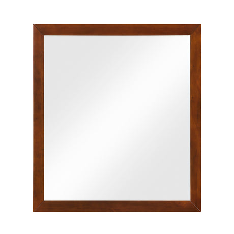 Rowe Dark Cherry Mirror by Homelegance at Eve Furniture