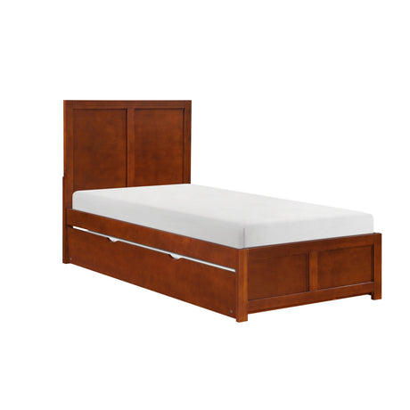 Rowe Dark Cherry Twin Platform Bed by Homelegance at Eve Furniture
