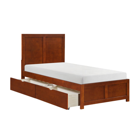 Rowe Dark Cherry Twin Platform Bed by Homelegance at Eve Furniture