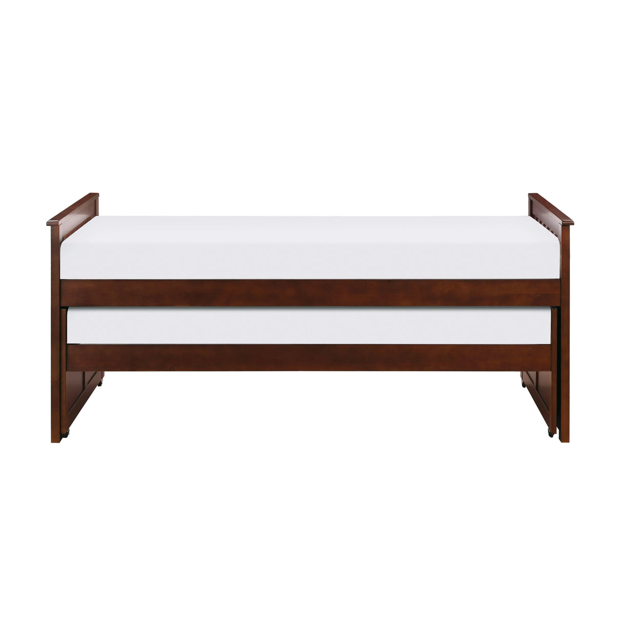 Rowe Dark Cherry Twin/Twin Bed by Homelegance at Eve Furniture