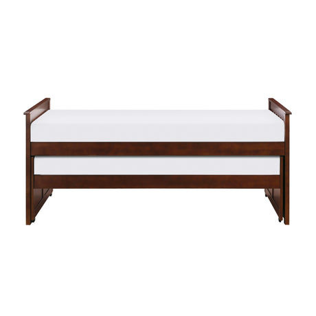 Rowe Dark Cherry Twin/Twin Bed by Homelegance at Eve Furniture