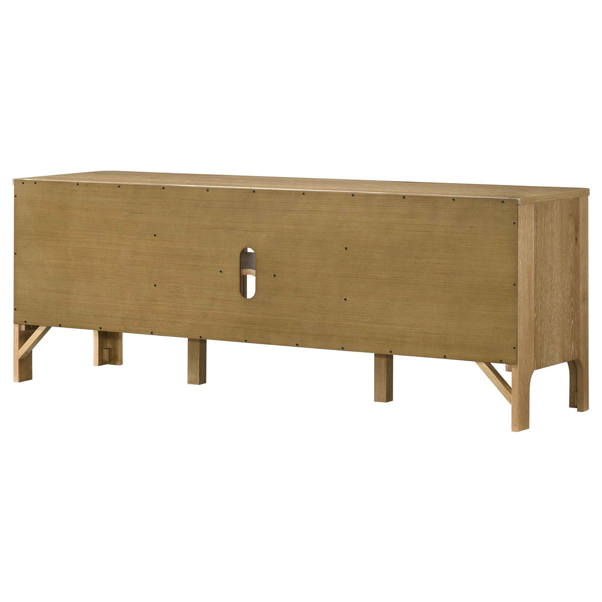 Rowe Light Oak 65-inch 2-door Wood TV Stand Media Console by Coaster at Eve Furniture