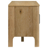 Rowe Light Oak 65-inch 2-door Wood TV Stand Media Console by Coaster at Eve Furniture
