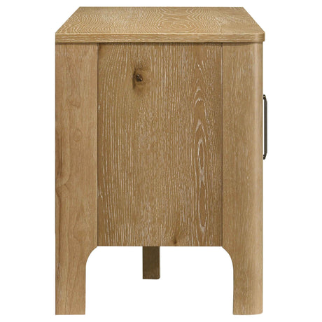 Rowe Light Oak 65-inch 2-door Wood TV Stand Media Console by Coaster at Eve Furniture