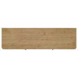 Rowe Light Oak 65-inch 2-door Wood TV Stand Media Console by Coaster at Eve Furniture