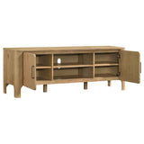 Rowe Light Oak 65-inch 2-door Wood TV Stand Media Console by Coaster at Eve Furniture