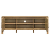 Rowe Light Oak 65-inch 2-door Wood TV Stand Media Console by Coaster at Eve Furniture