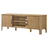 Rowe Light Oak 65-inch 2-door Wood TV Stand Media Console by Coaster at Eve Furniture