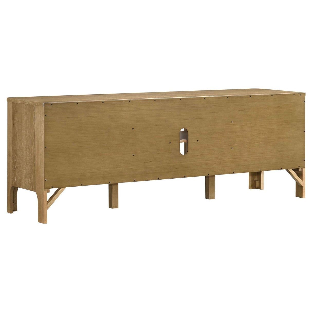 Rowe Light Oak 65-inch 2-door Wood TV Stand Media Console by Coaster at Eve Furniture