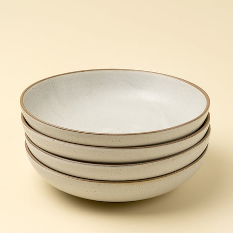 Rowe Pasta Bowl, Ivory, Set of 4 by Mercana at Eve Furniture