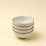 Rowe Small Bowl, Ivory, Set of 4 by Mercana at Eve Furniture