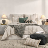 Rowen Taupe Quilt Collection by Classic Home at Eve Furniture