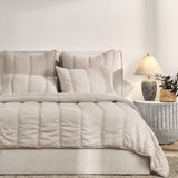 Rowen Taupe Quilt Collection by Classic Home at Eve Furniture