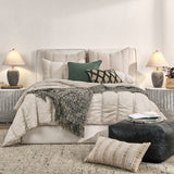 Rowen Taupe Quilt Collection by Classic Home at Eve Furniture