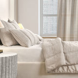 Rowen Taupe Quilt Collection by Classic Home at Eve Furniture