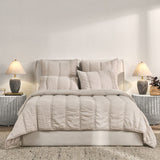 Rowen Taupe Quilt Collection by Classic Home at Eve Furniture