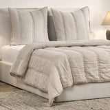 Rowen Taupe Quilt Collection by Classic Home at Eve Furniture