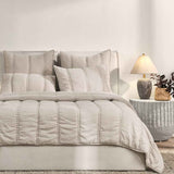 Rowen Taupe Quilt Collection by Classic Home at Eve Furniture