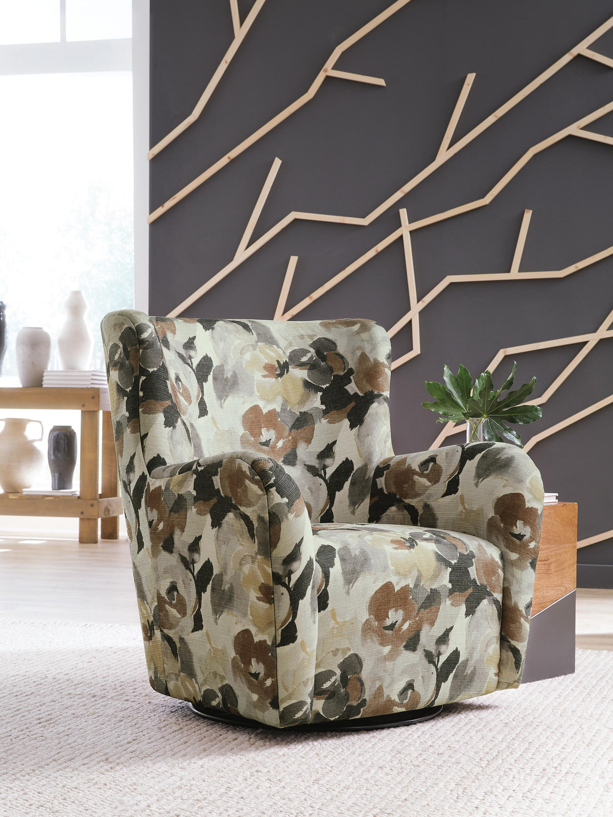 Rowenburg Multi Swivel Accent Chair by Ashley at Eve Furniture
