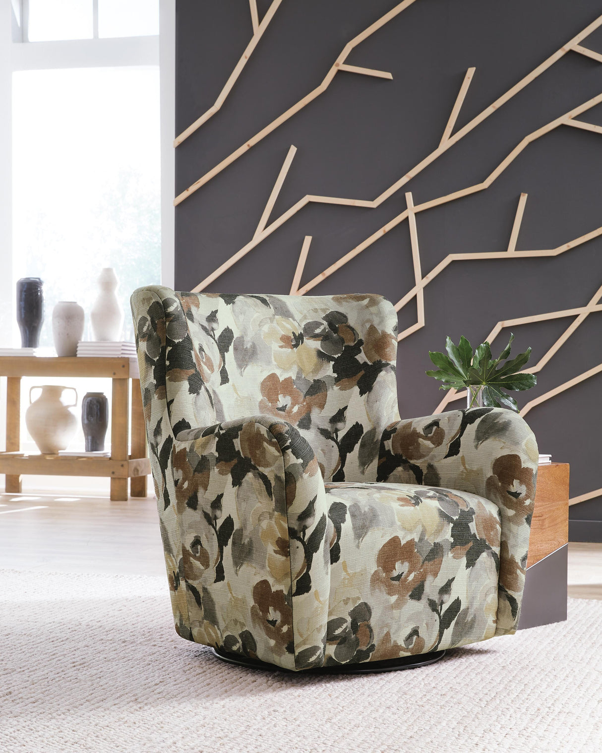 Rowenburg Multi Swivel Glider Accent Chair by Ashley at Eve Furniture