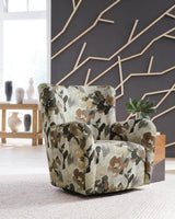 Rowenburg Multi Swivel Glider Accent Chair