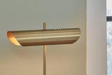 Rowleigh Gold Finish/White Desk Lamp by Ashley at Eve Furniture