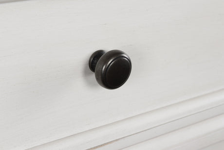 Rowlenstown Antique White Chest of Drawers by Ashley at Eve Furniture