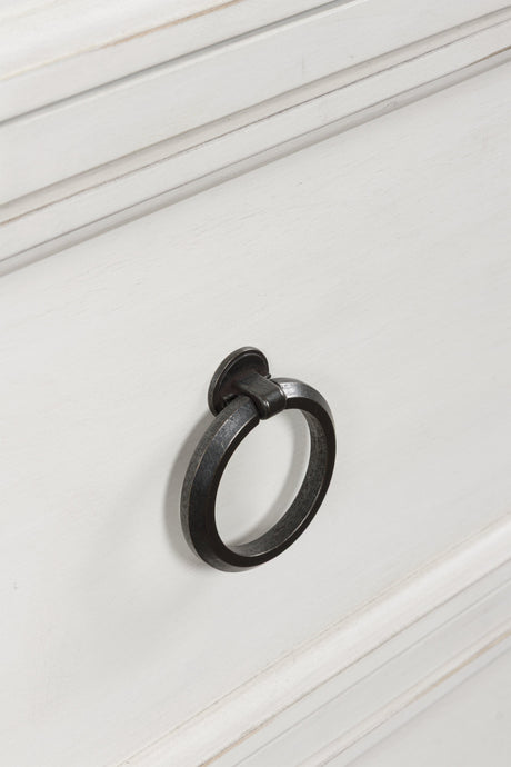 Rowlenstown Antique White Chest of Drawers by Ashley at Eve Furniture