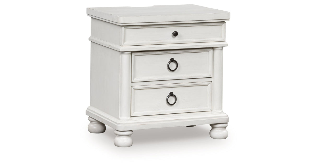 Rowlenstown Antique White Nightstand