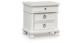 Rowlenstown Antique White Nightstand